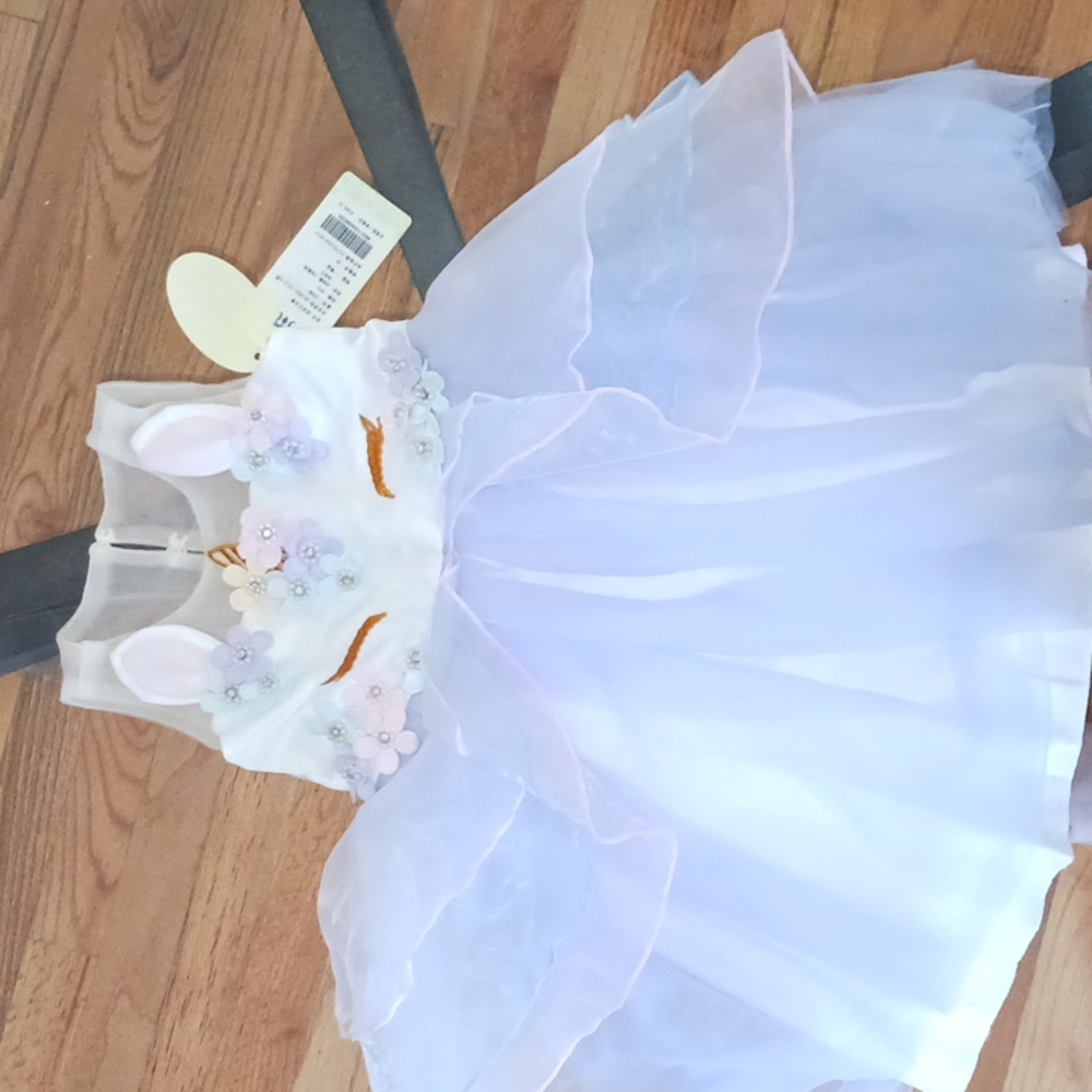 NWT unicorn tulle dress